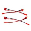2pairs JST Male to T-Plug Male/JST Female to T Plug Female Adapter with 10cm 4in 20awg Wire(BDHI-15)