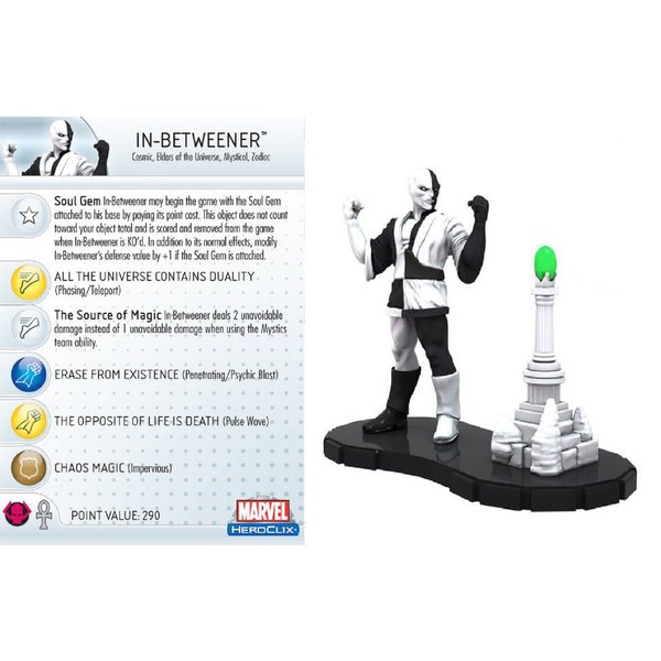 Heroclix Infinity Gauntlet In-Betweener #002 LE Figure Complete with Card