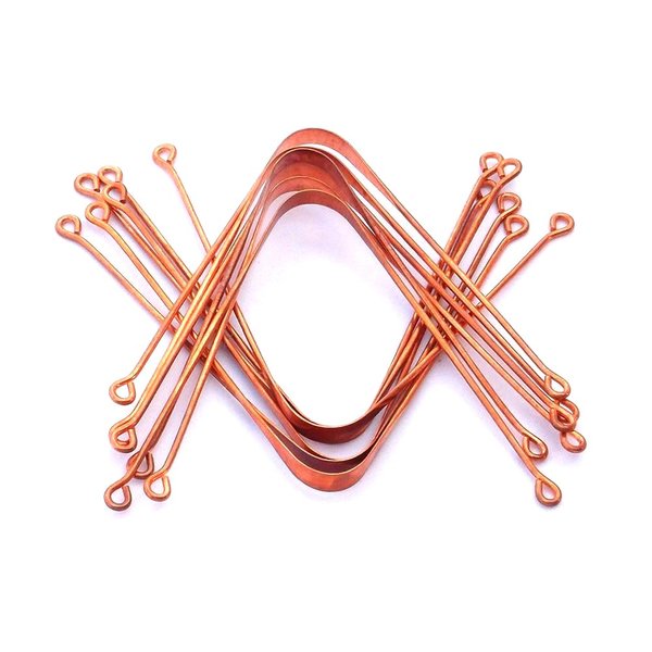 HealthAndYoga™ qSwipe Lite Copper Tongue Cleaners - Disposable Metal Tongue Scrapers Bulk Pack - Relief for Bad Breath and Oral Hygiene (Set of 12)