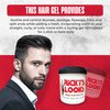 Ricky's Looks Mega Hold Styling Hair Gel for Curly, Frizzy, Straight, Wavy & Fine Hair - Flake Free, Strong Hold and Shine - For All Hair Types - Men & Women