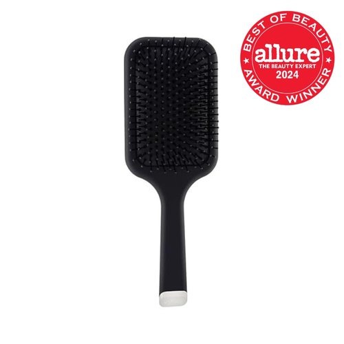 ghd The All-Rounder Paddle Hair Brush ― Detangling Hair Brush for Thick Hair ― Broad Flat Base to Create Straight and Sleek Blow-Dries ― Set Your Style, Brush Out Waves, and Add Texture ― Black