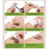 Halloween Scar Temporary Tattoos, Bezall 10 Sheets Realistic Fake Face Wound Stitch Tattoo Sticker Waterproof Zombie Makeup Prank Props