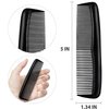 12Pcs Black Comb Pocket Combs For Men - Barber Combs Professional Hair Combs for Women Accessories Men Hair Comb for Thick Hair - Mens Combs For Hair Styling Comb Pack Hair Comb for Men's Hair