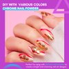 Makartt 3D Painting Gel Clear Nail Gel For Nails Art Chrome Nail Powder Micro 3D Sculpting Gel No Wipe UV Gel for Gel Nail Polish 3D Carving Drawing Gel for Nail Art at Home & Salon DIY 0.28 fl.oz