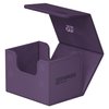 Ultimate Guard Sidewinder 100+, Deck Box for 100 Double-Sleeved TCG Cards, Purple, Magnetic Closure & Microfiber Inner Lining for Secure Storage