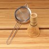 BambooMN Matcha Whisk and Tea Strainer - Japanese Tea Ceremony Set