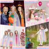 BesJonie Princess Dresses for Girls 4-6,Princess Dress Up Clothes Cape Skirt Toys for Girls,Easter Birthday Gift for Girl 3-6