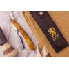 The Cambridge Cutthroat® Cut Throat Razor Kit Missanda Hardwood & Stainless Steel Professional Barber Razor, Premium Single Blade Straight Edge Razor, Moustache & Beard Shaper, Travel Pouch Included