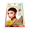 Touchups HD Wig Cap Invisible/Transparent/Breathable/Stretch/One Size for Lace Front Wig (2 caps x 5 packs) (LIGHT BROWN)