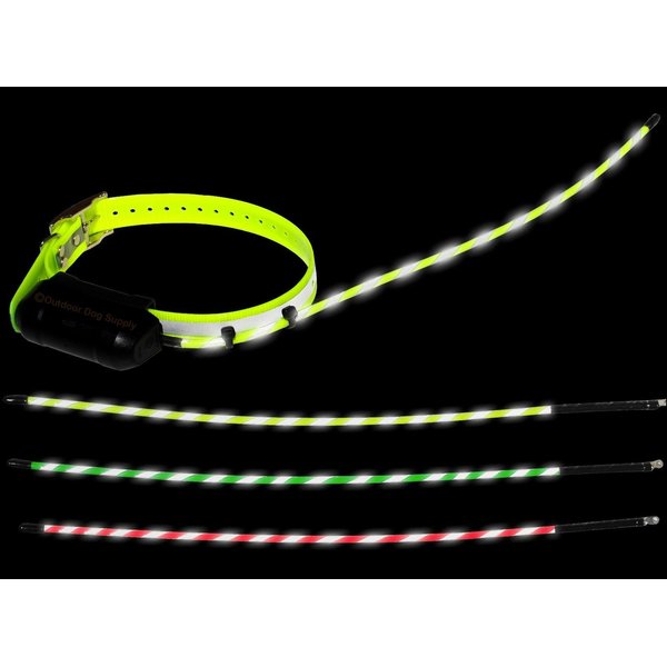 Outdoor Dog Supply Reflective Glow Tuff Long Range Collar Antennas for The Garmin Dc30 & Dc40 Tracking Collars (Reflective Yellow)