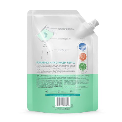 Method Foaming Hand Soap, Refill, Coconut Water, 28 Oz, 28 Fl Oz