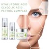 Deluvia HydraSkin Awakening System,Skin Care Set, Eye Gel, Facial Serum, Night Cream with Botanical Hyaluronic Acid, AHA, Vitamin C Serum, Organic Aloe Vera, Vitamin E and Essential Oils.
