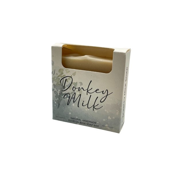 Basic Layers Olive Oil Soap Bar – Handmade Natural Soap Bar with [Volcanic Pink Clay] – Scented Moisturizing Soap Bar for Hands, Face and Body – 90g Face and Body Soap Bar for Men and Women (Donkey Milk)