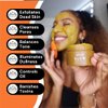 Minimo Glow Turmeric Face Scrub With Heart Applicator - Infused with Turmeric, Manuka Honey, Cinnamon, and Chamomile - Unscented Turmeric Scrub for All Skin Types- Achieve Glowing Skin Naturally