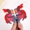3 PACK Dinosaur Hair Clip, Acrylic Hair Clip, Acetate hair clips, Y2k Accessories Cute Small Hair Clips for Thick Hair for Women Girls(Style 2)