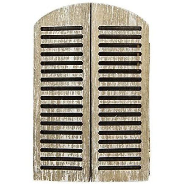 Prima Marketing 655350993702 Memory Hardware-Wood Shutters, Embellishment