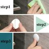 Wall Protectors from Door Knobs-Efbock White Silicone Door Stoppers Wall Protector-Premium Door Bumper Wall Guards for Home or Office -Self Adhesive Door Handle Bumper Guard Stopper Rubber Stop