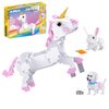 MJDDJA Unicorn Micro Mini Building Block Set, 3 in 1, Transforms from Unicorn to Dog to Rabbit, Unicorn Toys for Girls Age 8-12, Christmas Birthday Easter Day Gift for Kids