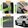 GOOACC 8PCS Auto Trim Removal Tool Kit No-Scratch Removal Tool Kit for Car Audio Dash Panel Window Molding Fastener Remover Tool Kit-Green