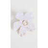 Lele Sadoughi Women's Lily Claw Clip, Mother of Pearl, White, One Size