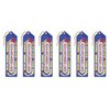 Beistle Outstanding Award Ribbons, Multicolored, 2" x 8", 6-Pack