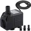 Yochaqute Aquarium Submersible Water Pump: 550GPH 30W Quiet Mini Adjustable with 6ft Power Cord for Hydroponics | Garden Waterfall | Pond | Fish Tank | Fountain