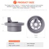 165314 Dishwasher Lower Rack Wheel (2024 UPGRADE) Fit for Bosch Kenmore Dishwasher 165314 Dishwasher Wheel Replaces 420198 AP2802428 PS8697067 423232 PS3439123 - PACK of 8
