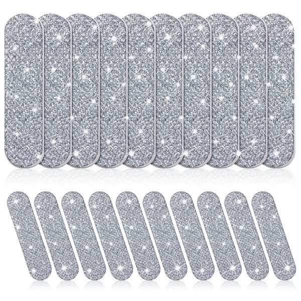 100 Pack Nail Files Double Sided Emery Boards Manicure Tools (Charming Style)