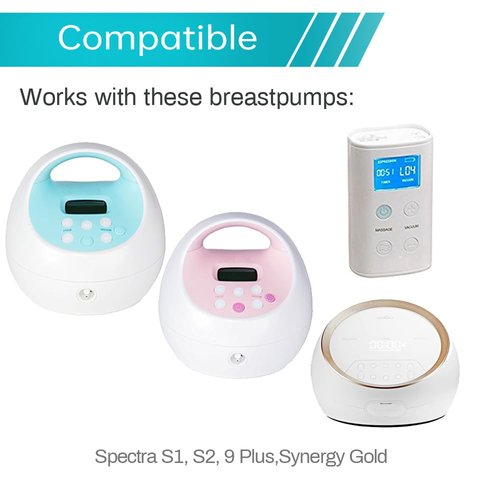 PumpMom Backflow Protector for Spectra and Motif Luna, Replacement Breast Pump Backflow Protector for Spectra S1 S2 9 Plus SG Breastpumps, BPA Free (Not Original Spectra Pump Parts)