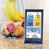 AcuRite 01201M Vertical Wireless Color Weather Station with Indoor/Outdoor Temperature Alerts, 12 x 10.75 Inches, Black