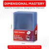 25 Premium 35PT 3x4 Standard Size Top Loaders for Cards Ultra Clear Card Holder Card Pro Sleeves Top Loader Protection for Baseball Football Basketball Cards