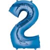 Anagram Bluey 2nd Birthday Party Supplies 5pc Foil Balloon Bouquet