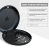 BVN Retainer Case, with 2 Pcs Aligner Removal Tool, 2 Pcs Mouth Guard Case, Black Denture Case, Mouthguard Case, Retainer Box, Denture Box for Disassembly of Oral Care.