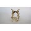 Generic Gold or silver clear or ab crystal metal hair claw clip jaw clip (Primary color: Gold/AB crystals)
