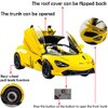 iPariser McLaren 720s Toy Cars Roadster Model 1/24 Yellow Alloy Collectibles Die-cast Vehicles with Sound and Light