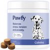 Pawfy dogs Calming Soft Chews | Anxiety | Separation | Stress Relief | Travel | Behavioral Training | Fireworks & Other Stressful Events | with L-Tryptophan & Chamomile