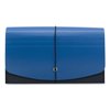 Smead Two-Way Handy Organizer File, 21 Pockets, Alphabetic (A-Z) and Monthly (Jan-Dec), Flap and Elastic Cord Closure, Blue/Black (70506)