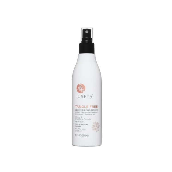 Luseta Tangle Free Leave-in Conditioner for Women Sulfate Free Conditioner for Detangling with Keratin and Argan Oil, Color Safe Leave in Conditioner for Curly and Wavy Hair 8.5oz