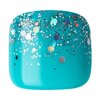 KISS imPRESS Press-On Pedicure Fake Toenails Kit, Style "Sparkling Mint", Square Shaped, Glittery Turquoise Press-On Nails, Includes Prep Pad, Mini Nail File, Cuticle Stick, & 24 Fake Nails