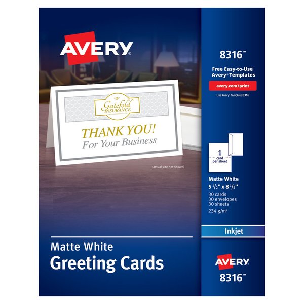AVERY AVE8316 - Half-Fold Greeting Cards