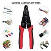 WGGE WG-015 Professional 8-inch Wire Stripper/wire crimping tool, Wire Cutter, Wire Crimper, Cable Stripper, Wiring Tools and Multi-Function Hand Tool.