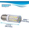 HQRP 2-Pack LED Light Bulb Compatible with Hella Marine Series 2984 2 NM All Round/Anchor Lamp, 8GA 003 488-121 / 8GA 003 488-301 / 8GA 003 488-131 / 8GA 003 488-311 Replacement