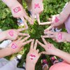 82 PCS Pink Metallic Tattoos, 4 Sheets Pink Glitter Temporary Tattoos, Pink Birthday Party Supplies, Pink Party Favors, Cute Decorations, School Rewards, Gifts Ideas for Girls