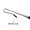 Ruiwaer 2PCS Silver Stainless Steel Puppet Arm Control Rod Rubber Sleeve Puppet Rods Metal Puppet Hand Stick Accessories Metal Rod Puppet Accessories for Puppet Arm or Full Body