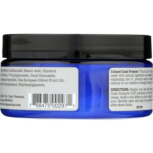 Colonel Conk Shave Cream Unscented, 5.5 FZ