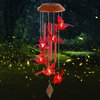 Cardinal Wind Chimes for Outside Mother Gift Red Cardinal Gifts for Women Cardinal Memorial Gifts for Mom Solar Cardinal Wind Chimes Lights Cardinal Gifts for Loss of Loved One Garden Cardinal Decor