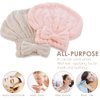 AEVBSOY 2 Pack Microfiber Hair Drying Caps Hair Drying Towel Super Absorbent Hair Towel Wrap Fast Drying Hair Turban Wrap Towels Soft Quick Drying Hat for Women Long Curly Wet Hair for Shower Spa