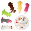 JMZDS&JL Dog Squeak Toys, Puppy Teething Toy, Dog Chewing Toys for Puppies, Medium Size Dogs, Plush Stuffed Crinkle Pet Chew Toys, Texture Exploration, Stuffed Animals for Dogs.（6pack）