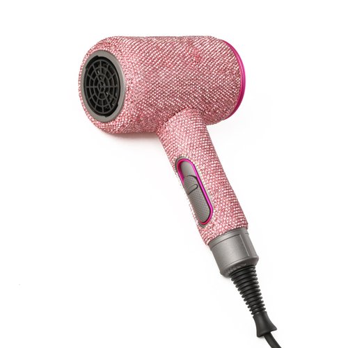 YOLOONLY Ionic Hair Dryer, Frizz Free Fast Dryer with Diffuser, 1800W Professional Ionic Hair Blow Dryer with 3 Heat/2 Speed, 3 Temperature & 2 Wind Speed for Women and Men (Pink)