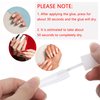6PCS Brush on Nail Glue for Acrylic Nail Tips, Long Lasting Nail Glue Adhesive Super Bond (10g/pc)